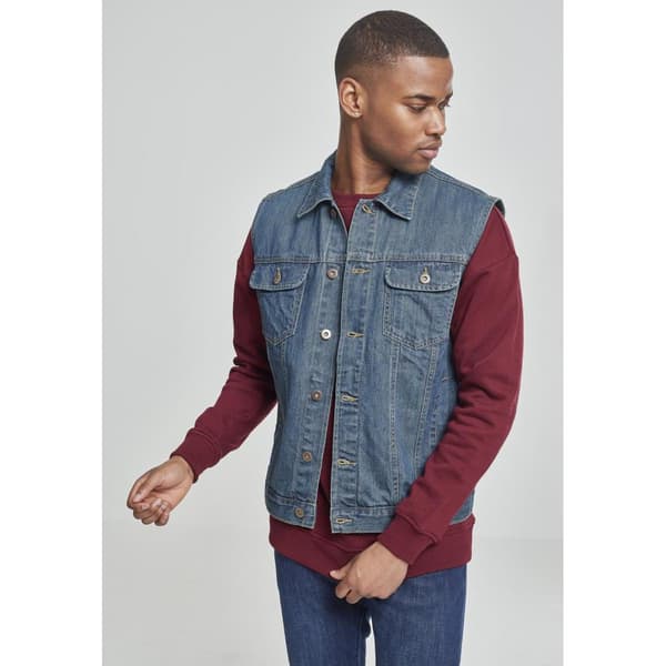 Urban Classics Denimjakke Blå L Mand