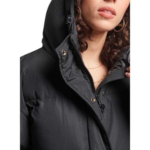 Superdry Jacka Studios Longline Duvet Grå M Kvinna