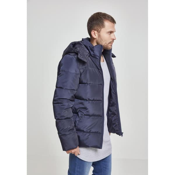 Urban Classics Parka Med Hætte Blå S Mand