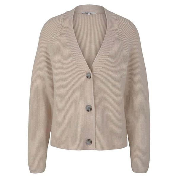 Tom Tailor Sweater Cardigan 1030000 Beige XS Kvinde