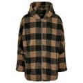 Miniatyrbillede 3 af 10: Urban Classics Jakke Oversized Check Grøn S Kvinde