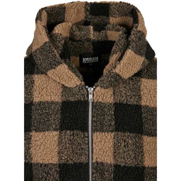 Urban Classics Jakke Oversized Check Grøn S Kvinde