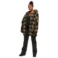 Miniatyrbillede 10 af 10: Urban Classics Jakke Oversized Check Grøn S Kvinde