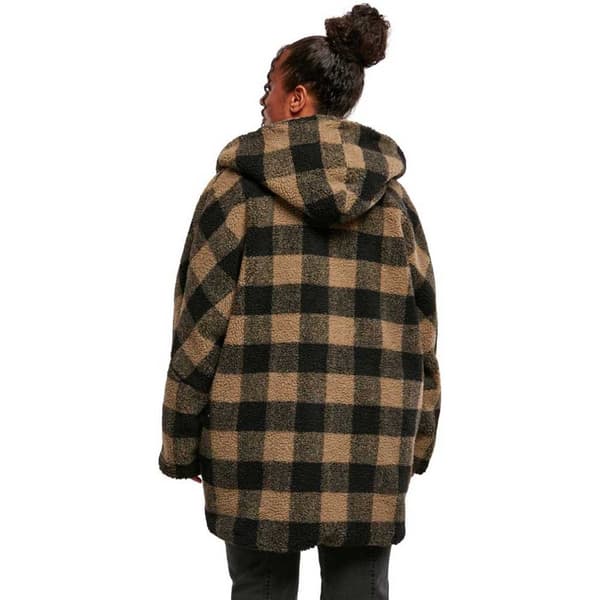 Urban Classics Jakke Oversized Check Grøn S Kvinde