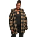 Miniatyrbillede 1 af 10: Urban Classics Jakke Oversized Check Grøn S Kvinde
