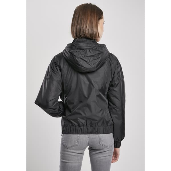 Urban Classics Jakke Panel Ded Sort S Kvinde