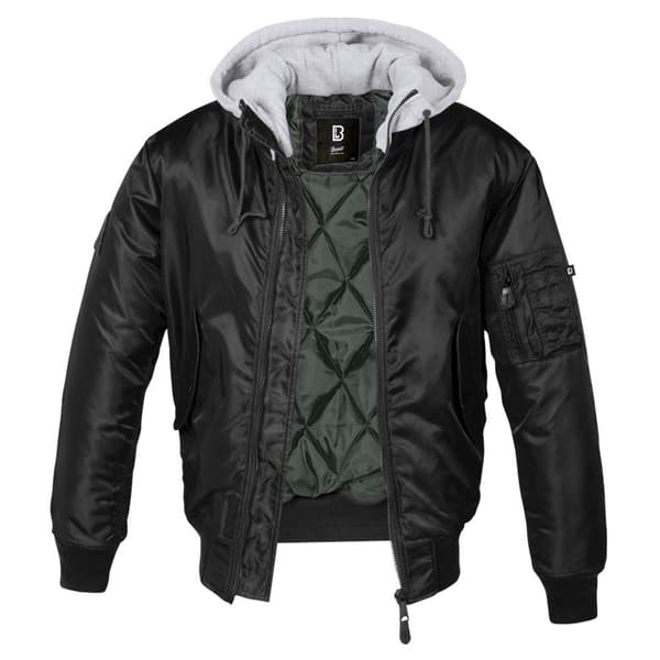 Brandit Jakke Ma1 Sort M Mand