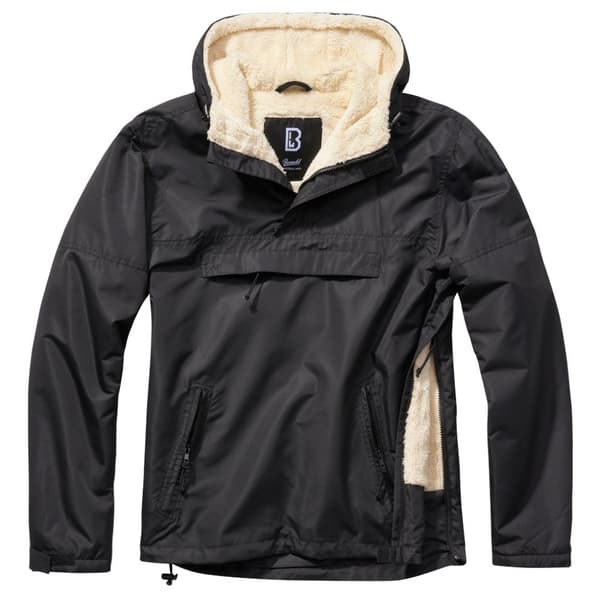Brandit Vindjacka Sherpa Svart 2XL Man
