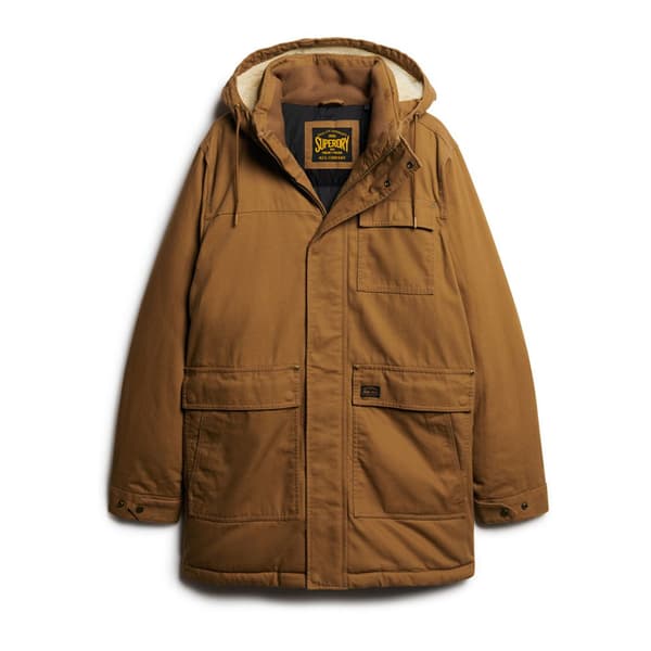 Superdry Parkas Workwear Brun L Man