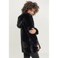 Miniatyrbillede 8 af 8: Urban Classics Teddy Med Hætte Coat Sort XS Kvinde