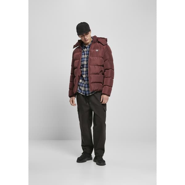 Urban Classics Jakke Med Hætte Puffer Rød S Mand