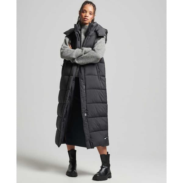 Superdry Jacka Code Sl Touchline Padded Grå S Kvinna