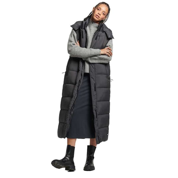 Superdry Jacka Code Sl Touchline Padded Grå S Kvinna