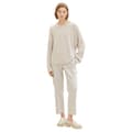 Miniatyrbild 5 av 6: Tom Tailor Tröja 1037737 Knit Structured Batwing Beige L Kvinna