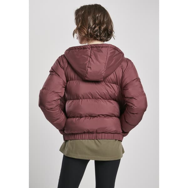 Urban Classics Hættejakke Puffer Rød M Kvinde