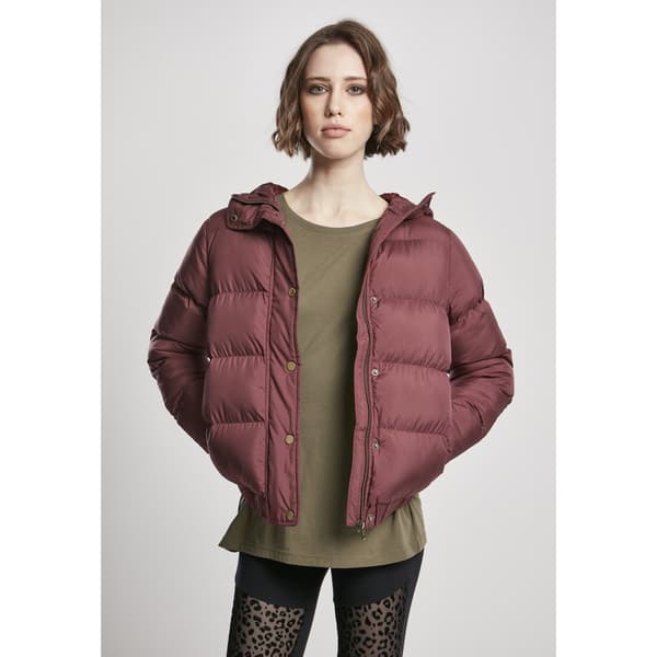 Urban Classics Hættejakke Puffer Rød M Kvinde