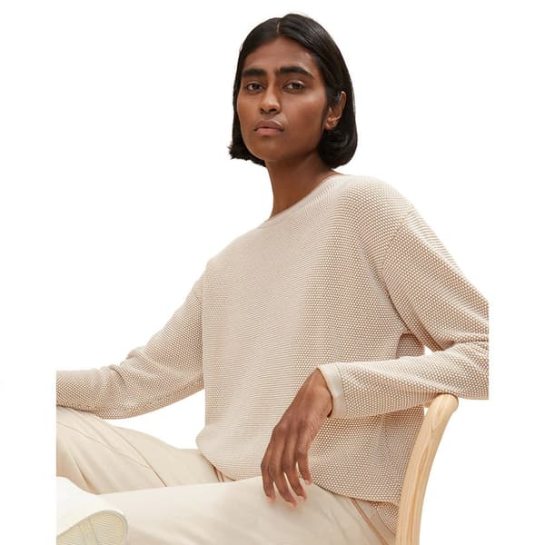 Tom Tailor Tröja 1033125 Beige XL Kvinna