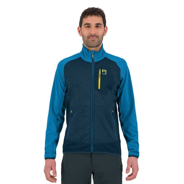 Karpos Full Dragkedja Fleece Odle Blå S Man
