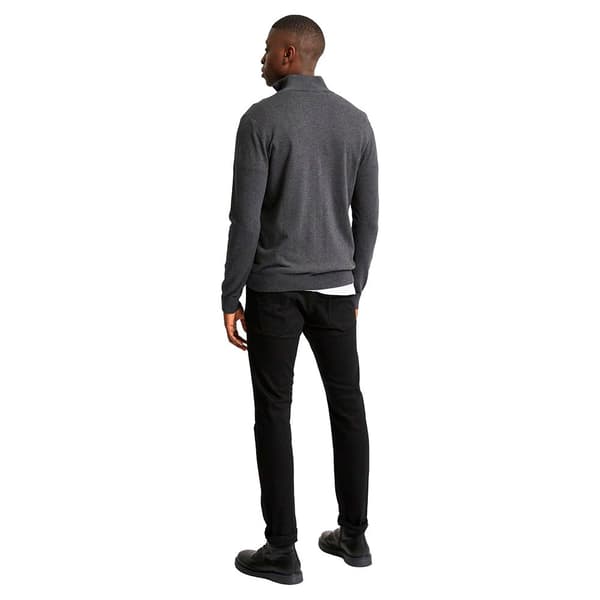 Selected Cardigan Med Fuld Lynlås Berg Grå L Mand