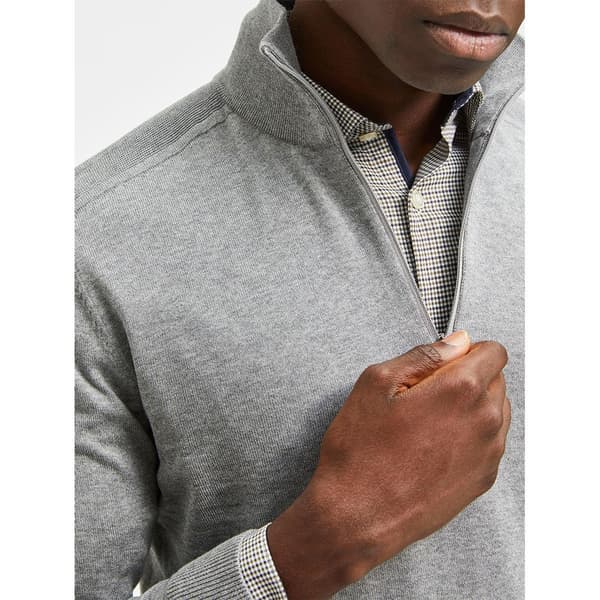 Selected Sweater Med Halv Lynlås Berg Grå XL Kvinde
