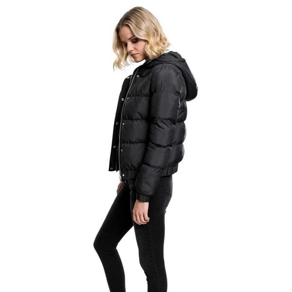Urban Classics Jakke Puffer Sort L Kvinde