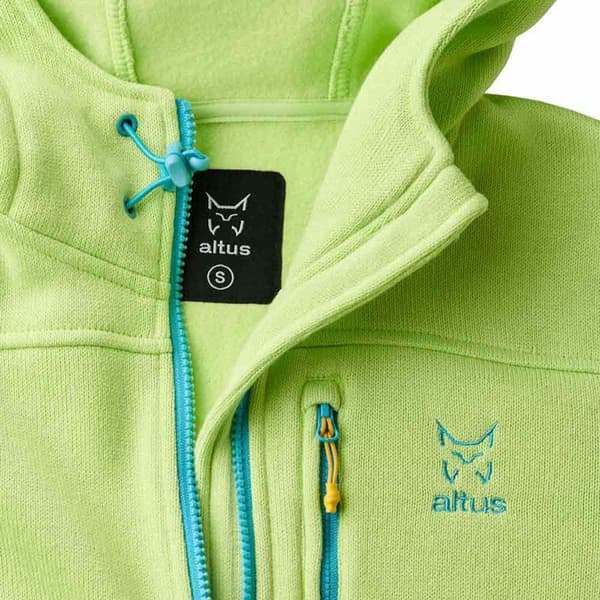 Altus Full Dragkedja Fleece Seneca G30 Grönt XL Kvinna