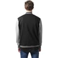Miniatyrbillede 2 af 5: Urban Classics 2-tone College College Sweat Jakke Sort S Mand