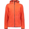 Miniatyrbillede 1 af 3: Cmp Fleece Med Hætte Jacket 38p1546 Orange 2XS Kvinde