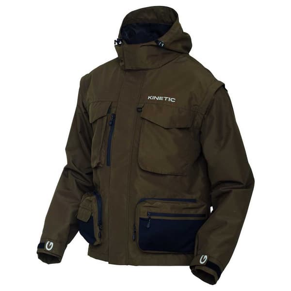 Kinetic Jakke Strider Zip Off Grøn L Mand