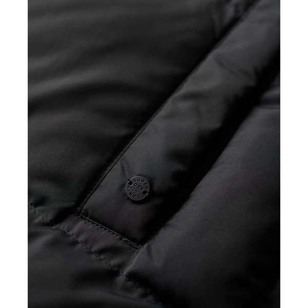 Superdry Pufferjacka Longline Svart L Kvinna