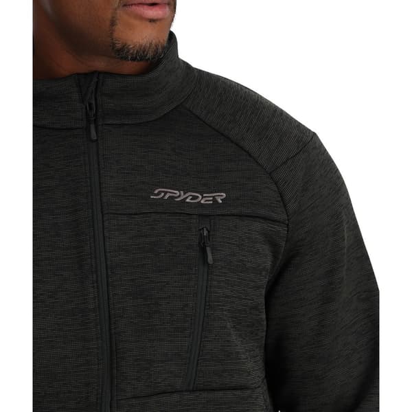 Spyder Full Dragkedja Fleece Encore Svart S Man