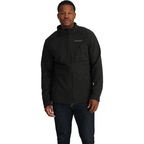 Spyder Full Dragkedja Fleece Encore Svart S Man