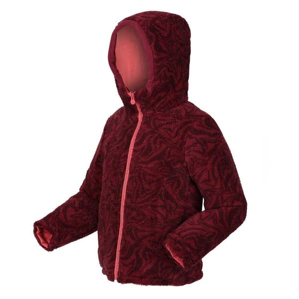 Regatta Junior Hoodie Regnjacka Kyrell Revers Röd 9-10 Years Pojke