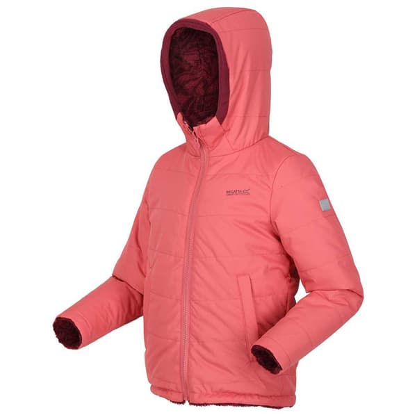 Regatta Junior Hoodie Regnjacka Kyrell Revers Röd 9-10 Years Pojke