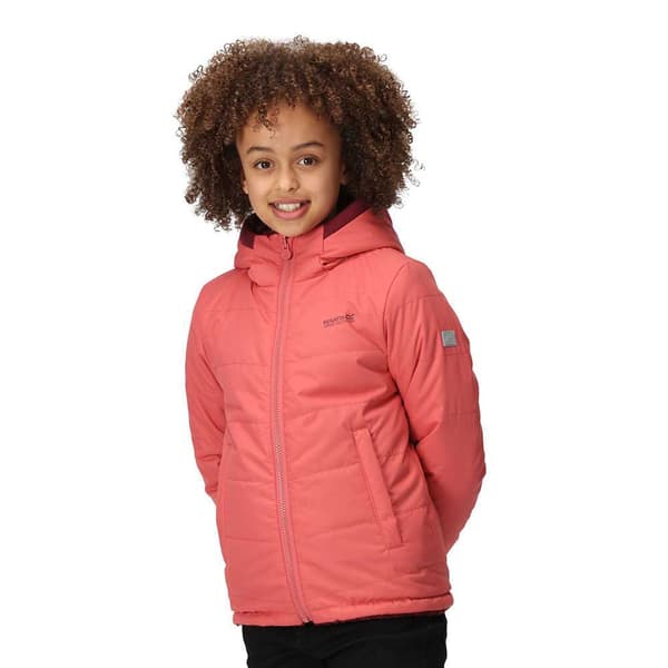 Regatta Junior Hoodie Regnjacka Kyrell Revers Röd 9-10 Years Pojke