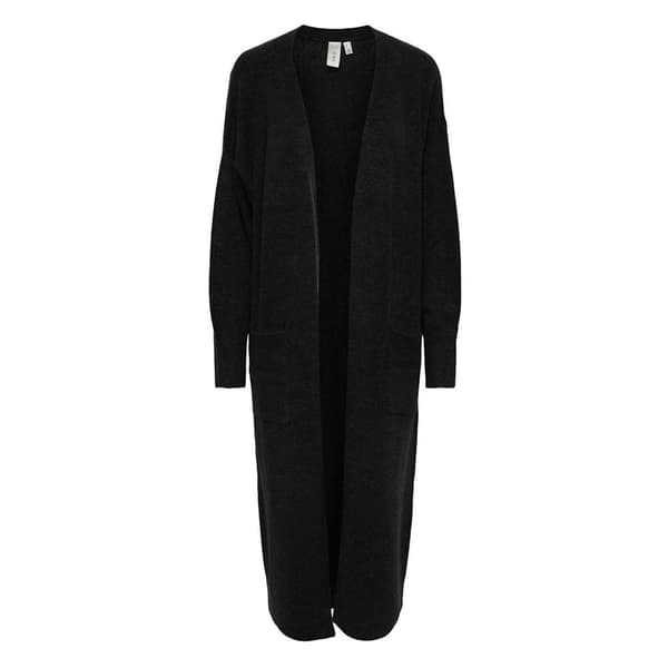 Yas Lang Cardigan Balis Sort XL Kvinde