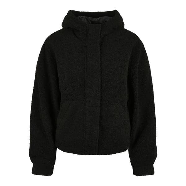 Urban Classics Jakke Sherpa Sort XS Kvinde