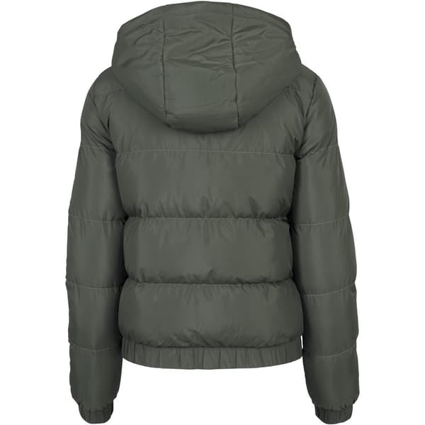 Urban Classics Parka Med Hætte Grøn XS Kvinde