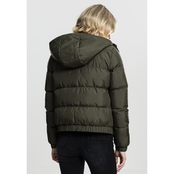Urban Classics Parka Med Hætte Grøn XS Kvinde
