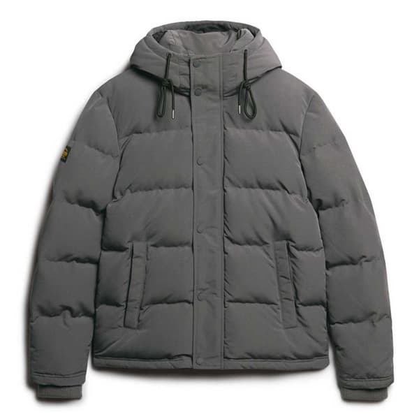Superdry Pufferjacka Everest Short Grå XL Man