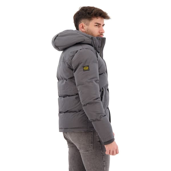 Superdry Pufferjacka Everest Short Grå XL Man