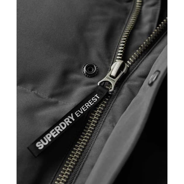 Superdry Pufferjacka Everest Short Grå XL Man