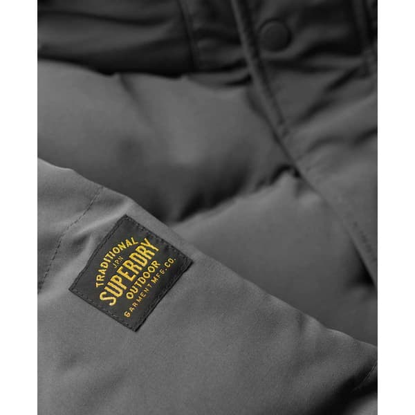 Superdry Pufferjacka Everest Short Grå XL Man