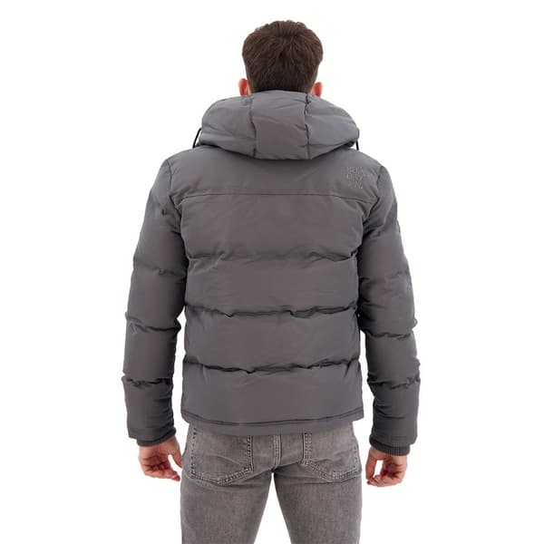 Superdry Pufferjacka Everest Short Grå XL Man