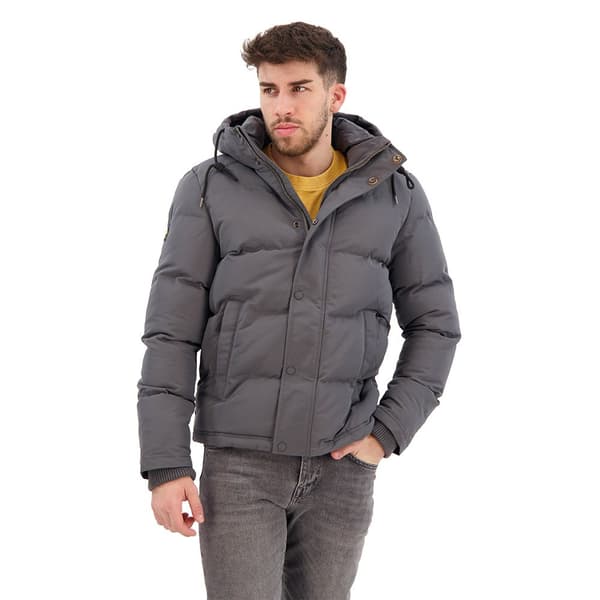 Superdry Pufferjacka Everest Short Grå XL Man