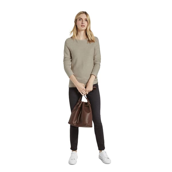 Tom Tailor Sweater Ottoman Grå 3XL Kvinde