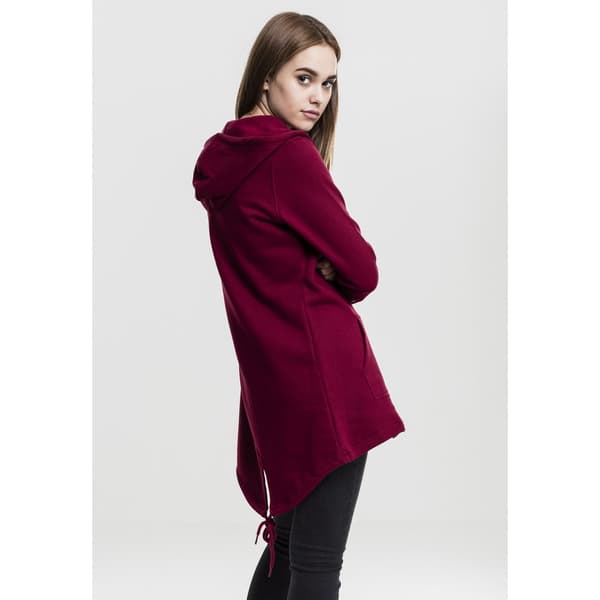Urban Classics Sweatshirt Parka Rød S Kvinde