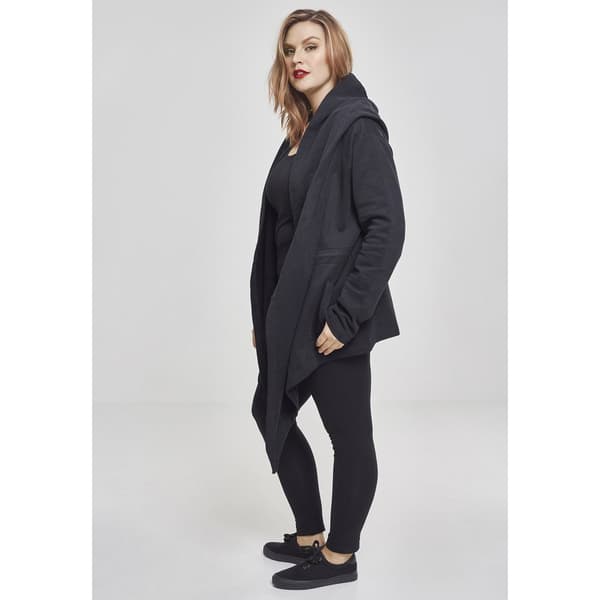 Urban Classics Basic Big Cardigan Sort 5XL Kvinde