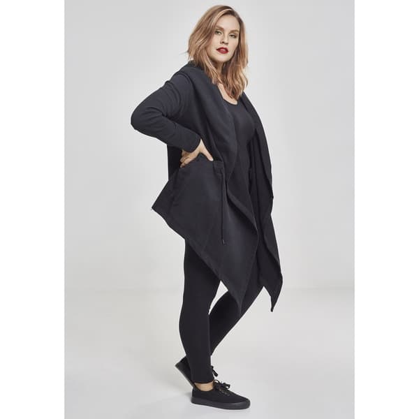 Urban Classics Basic Big Cardigan Sort 5XL Kvinde