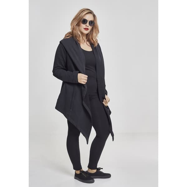 Urban Classics Basic Big Cardigan Sort 5XL Kvinde